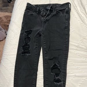 american eagle black jeans